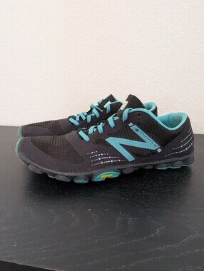 New Balance WTOO Minimus Trail Running Shoes Black/Teal Women's Size 9  Barefoot